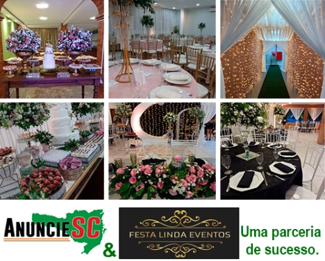 Imagem da fachada principal da empresa Festa Linda Eventos