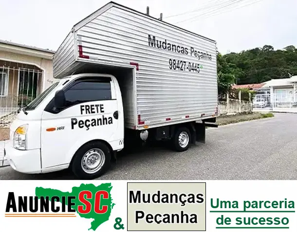 Imagem da fachada principal da empresa Peçanha Fretes e Mudanças