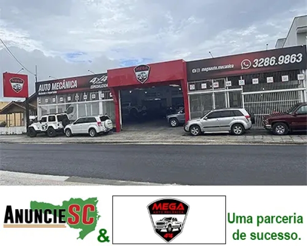 Imagem principal da fachada da empresa Mega Auto Mecânica