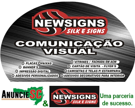 Guia Comercial Online Anuncie SC, parceria de sucesso com Newsigns Comunicação Visual