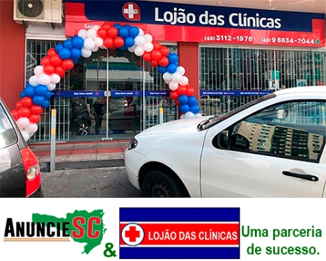 Guia Comercial Online Anuncie SC, parceria de sucesso com Lojão das Clínicas