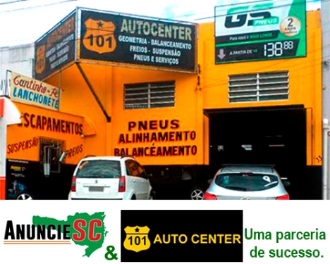 Guia Comercial Online Anuncie SC, parceria de sucesso com 101 Auto Center