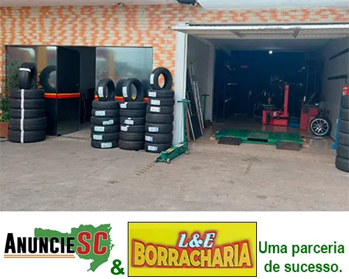 Guia Comercial Online Anuncie SC, parceria de sucesso com L&E Borracharia