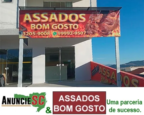 Guia Comercial Online Anuncie SC, parceria de sucesso com Assados Bom Gosto