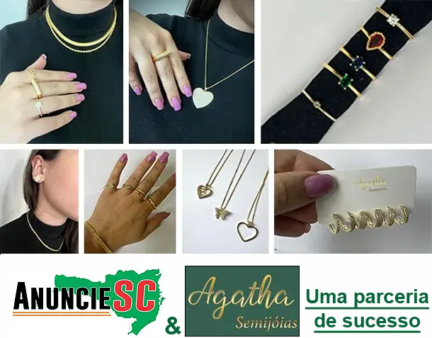 Guia Comercial Online Anuncie SC, parceria de sucesso com Agatha Semijóias