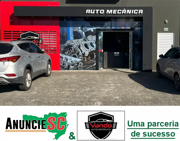 Guia Comercial Online Anuncie SC, parceria de sucesso com Vando Auto Mecânica