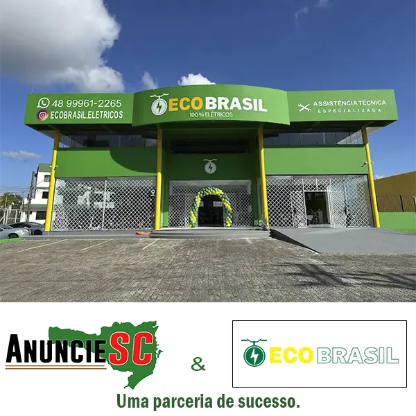 Imagem da fachada principal da empresa Eco Brasil Motos Elétricas