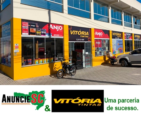 Portal de anúncios Anuncie Palhoça, parceria de sucesso com Vitória Tintas